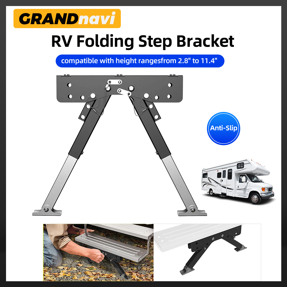 Car Accessories For Camping - Heavy Duty RV Entry Step Stabilizer