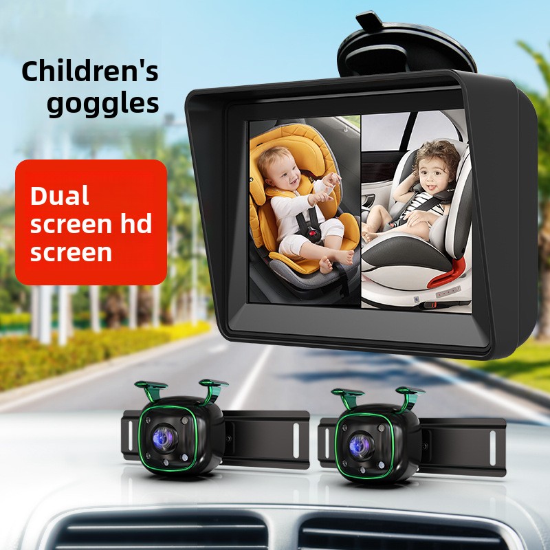 Rear Camera For Car - Car Baby Caregiver 5-inch Monitor +