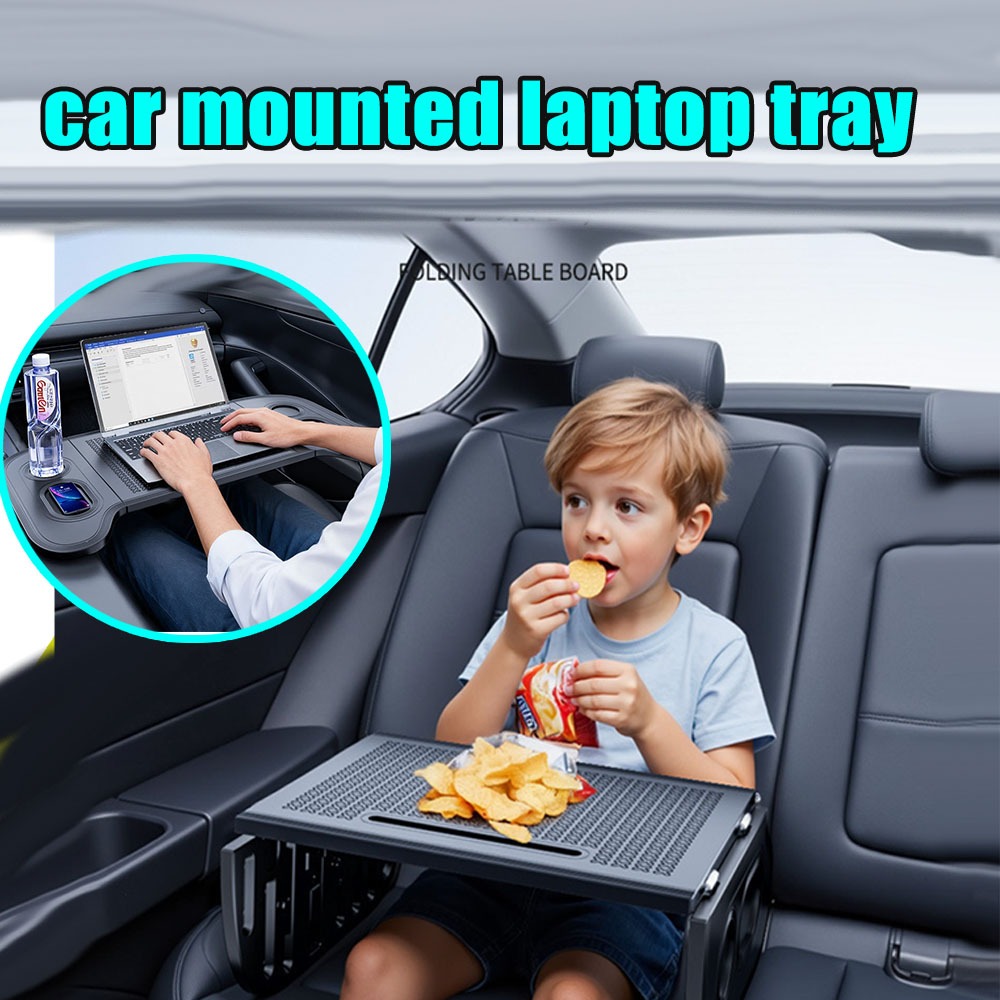 Car Accessories For Camping - Car Laptop Tray Foldable Steering Wheel