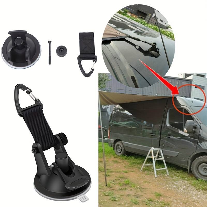 Car Accessories For Camping - 4Pcs Motorhomes Car Suction Cup Anchor